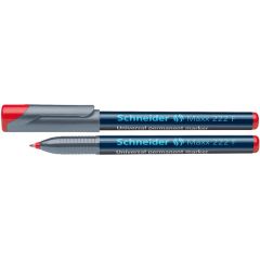 Markere, Universal permanent marker SCHNEIDER Maxx 222 F, varf 0.7mm - rosu - autograf.ro