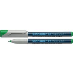 Schneider, Universal non-permanent marker SCHNEIDER Maxx 223 F, varf 0.7mm - verde - autograf.ro