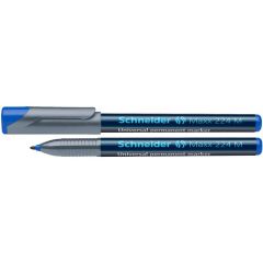 Markere, Universal permanent marker SCHNEIDER Maxx 224 M, varf 1mm - albastru - autograf.ro