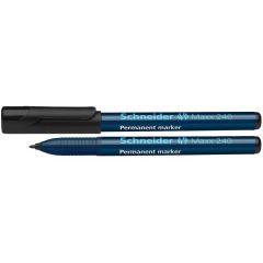 Markere, Permanent marker SCHNEIDER Maxx 240, varf rotund 1-2mm - negru - autograf.ro
