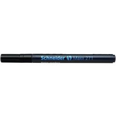 Carioci, Marker cu vopsea SCHNEIDER Maxx 271, varf rotund 1-2mm - negru - autograf.ro