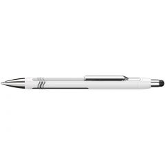 Pixuri, Pix SCHNEIDER Epsilon Touch XB, varf 1.4mm - corp alb/argintiu - scriere albastra - autograf.ro