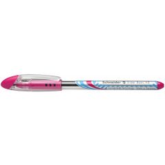 Pixuri, Pix SCHNEIDER Slider Basic XB, rubber grip, varf 1.4mm - scriere roz - autograf.ro