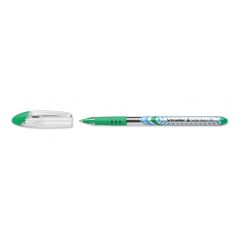 Pixuri Caran dAche Diplomat Schneider, Pix SCHNEIDER Slider Basic XB, rubber grip, varf 1.4mm - scriere verde deschis - autograf.ro
