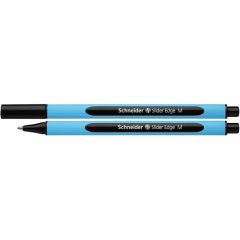 Pixuri, Pix SCHNEIDER Slider Edge M, rubber grip, varf mediu - scriere neagra - autograf.ro