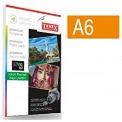 Tanex, Hartie foto lucioasa, pentru inkjet, A6 - 100 x 150mm - 240gsm, 50 coli/top, TANEX - autograf.ro