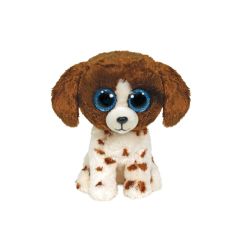 Jucarii Alpino Atomo Games TY, PLUS TY 15CM CAINE MARO ALB - autograf.ro