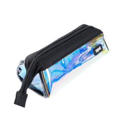 Zip..it, Penar cu fermoar ZIPIT Iridescent Lenny - Black - autograf.ro