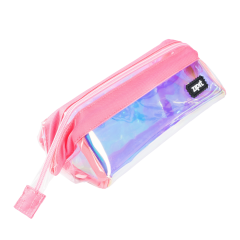 Zip..it, Penar cu fermoar ZIPIT Iridescent Lenny - Pink - autograf.ro