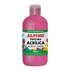 Acuarele, tempera, ulei, acrilice Alpino, Vopsea acrilica, 250ml, Alpino - fuxia - autograf.ro