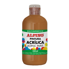 Pahare, palete pictura Alpino, Vopsea acrilica, 250ml, Alpino - maro - autograf.ro