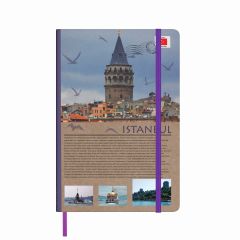 Agende Scrikss, Agenda Scrikss NoteLook A6 Streets Of Istanbul Cite De Pera Blank - autograf.ro