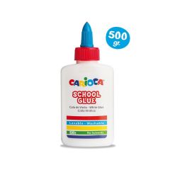 Lipici cu sclipici, Aracet 500ml, lavabil, fara solventi, CARIOCA School Glue - autograf.ro