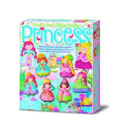 Art & Craft Nikidom 4M, Atelier creativ Modeleaza si picteaza - Printesa cu sclipici - autograf.ro