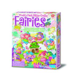 Art & Craft Nikidom 4M, Atelier creativ Modeleaza si picteaza - Zane cu sclipici - autograf.ro