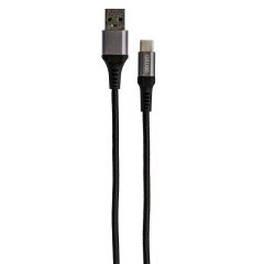 Grixx, Cablu date GRIXX - USB-C to USB, impletit, lungime 1m - negru - autograf.ro