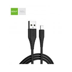 Accesorii pentru tablete si smartphone, Cablu USB la micro USB Golf Flying Fish Fast Cable 3A NEGRU GC-64m A0112774 - autograf.ro