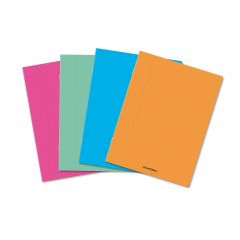 Raspundel Istetel, Caiet A5, 36 file - 80g/mp, liniat stanga, coperta PP transparent color, AURORA - matematica - autograf.ro