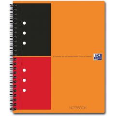 Caiete cu spirala Oxford, Caiet cu spirala A5+, OXFORD Int. Notebook, 80 file-80g/mp, Scribzee, coperta carton rigid -dictando - autograf.ro