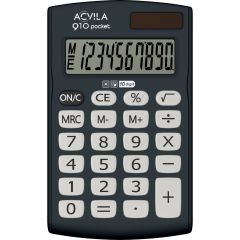 Acvila, Calculator de Buzunar 10 digit Acvila 910 Poket Black - autograf.ro
