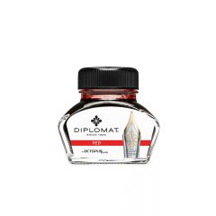 Cerneala, patroane si rezerve GRAF VON FABER-CASTELL Caran dAche Diplomat, Calimara cu cerneala Diplomat Octopus, 30 ml - rosu - autograf.ro
