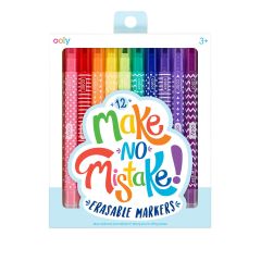 Art & Craft Nikidom Ooly, Carioci care se sterg - Make no mistake! - Set de 12 - autograf.ro