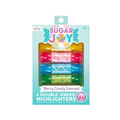Art & Craft Nikidom Ooly, Carioci duble parfumate Sugar Joy - Set de 4 - autograf.ro