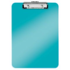 Raspundel Istetel, Clipboard LEITZ WOW, simplu, PS, A4, 100 coli, turcoaz - autograf.ro
