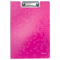 Clipboard-uri Donau Alco Leitz, Clipboard LEITZ WOW, dublu, polyfoam, A4, 100 coli, roz - autograf.ro
