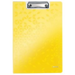 Clipboard-uri Donau Alco Leitz, Clipboard LEITZ WOW, dublu, polyfoam, A4, 100 coli, galben - autograf.ro