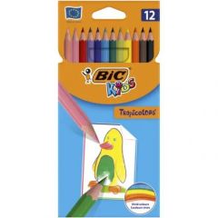 BIC, CREIOANE COLORATE 12 CULORI TROPICOLORS BIC - autograf.ro