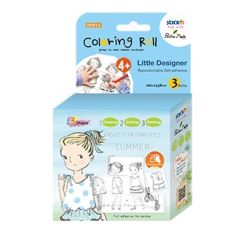 STICK'n  , Cutie creativa cu role pentru colorat, 3 buc/set, Stick
