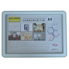 Suporti si aviziere, Display nume din plastic, 297 x 210mm, KEJEA - gri - autograf.ro