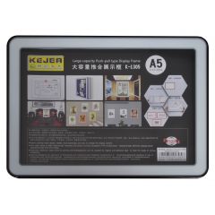Suporti si aviziere, Display nume din plastic, 210 x 148mm, KEJEA - negru - autograf.ro