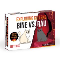 Jocuri copii, Joc de societate Exploding Kittens: BINE vs RAU - autograf.ro