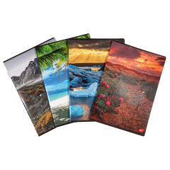 Caiete, Caiet A4, 60 file, 80gsm, coperta carton 300gsm, design nature - dictando - autograf.ro