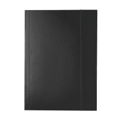 Esselte, Mapa cu elastic ESSELTE Economy, carton, A4, negru - autograf.ro