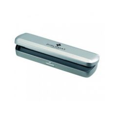 Accesorii instrumente de scris, Etui metalic, pentru 2 instrumente de scris, Diplomat Traveller - autograf.ro