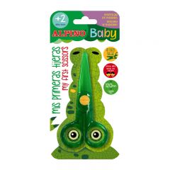 Foarfeci copii Alpino, Foarfeca pentru copii, din plastic, 120mm, ALPINO Baby - autograf.ro
