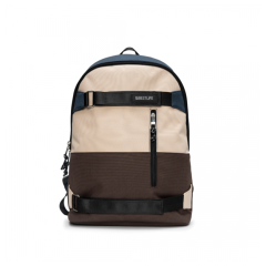 Ghiozdane Nikidom Roller Bestlife Trunki SCHNEIDERS Caterpillar, Rucsac BESTLIFE Col-Skate, 42x30x15cm, compartiment laptop 14.1 inch, albastru/bej/maro - autograf.ro