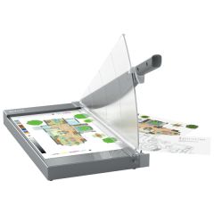 Tehnica de birou, Ghilotina LEITZ Office Pro Precision, A3, 25 coli, indicator laser inclus, gri - autograf.ro