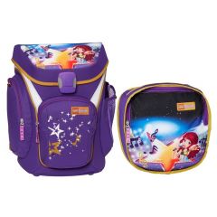 Lego, Ghiozdan Fete LEGO Explorer + Sac Sport – Friends PopStar, Mov - autograf.ro