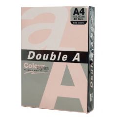 Raspundel Istetel, Hartie color pentru copiator  A4,  80g/mp,  25coli/top, Double A - pastel flamingo - autograf.ro