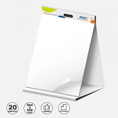 STICK'n  , Flipchart pad autoadeziv extra-sticky,  584 x 508mm, 20 coli/set, Stick