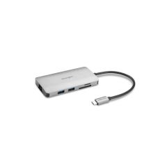 Campanie Kensington, Hub USB Kensington, 4 porturi (3 USB-A, 1 USB-C), conexiune USB-C, gri - autograf.ro