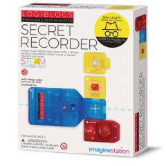 Jocuri de logica Pixicade Imagine Station, Joc electronic Logiblocs - set Secret Recorder - autograf.ro