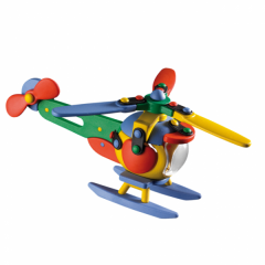 Jucarii, Jucarie de construit mic-o-mic 3D Elicopter 089.006, 17.7 cm 089.006 - autograf.ro