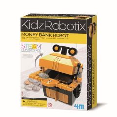 Jucarii Alpino GANCUBE 4M, Kit constructie robot - Money Bank Robot, Kidz Robotix - autograf.ro