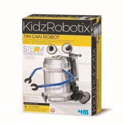 Jucarii Alpino GANCUBE 4M, Kit constructie robot - Tin Can Robot, Kidz Robotix - autograf.ro