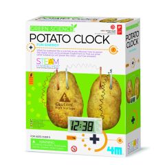 Jocuri copii 4M, Kit stiintific - Ceas din cartof, Stiinta Verde - Green Science - autograf.ro